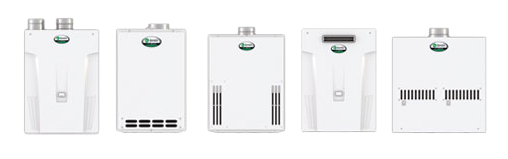 AO Smith tankless water heaters, ready for installation in National City, CA